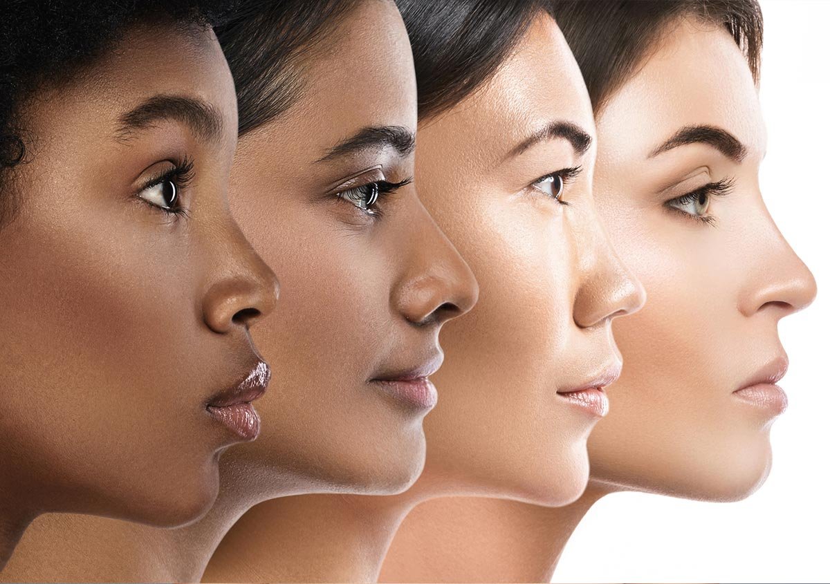 Multi-ethnic beauty. Different ethnicity women - Caucasian, African, Asian and Indian