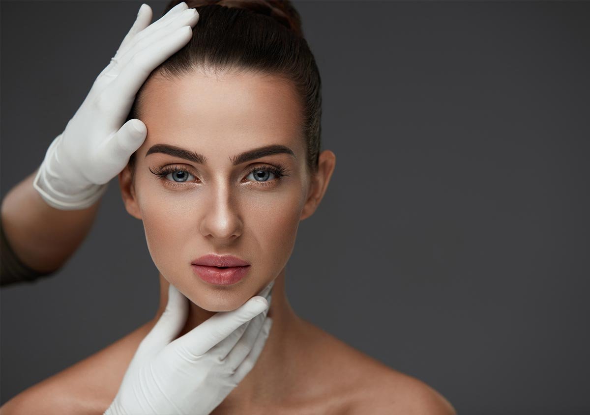 Beauty Face. Beautiful Female Face Before Plastic Surgery