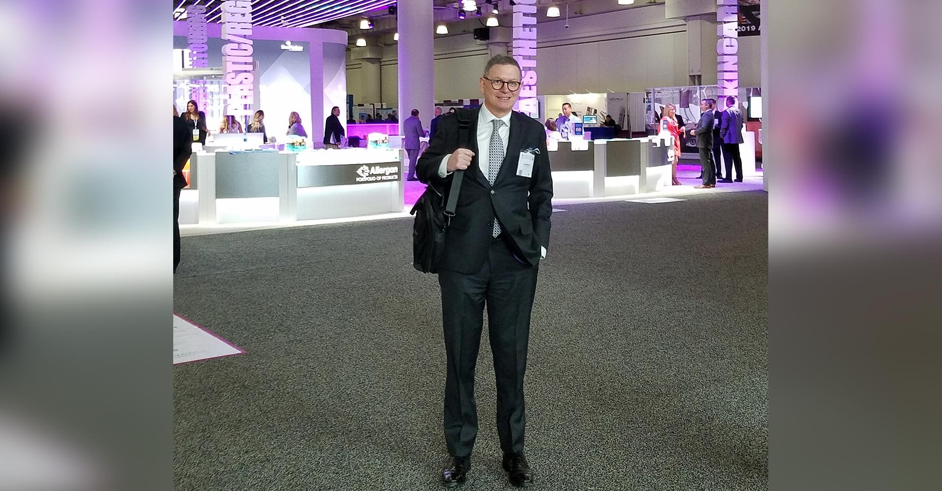 Dr. Kirwan at an event